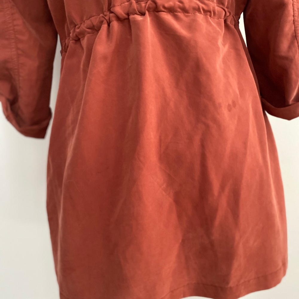 Divided Rust Jacket with Hood - Picture 8 of 12